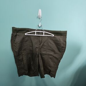 Torrid Olive Green Casual Shorts